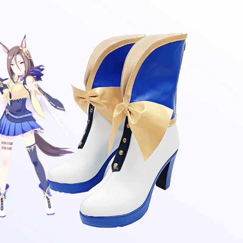 Game Pretty Derby Air Groove Cosplay Shoes Boots Empress For Hallowmas Party Adult Women Men