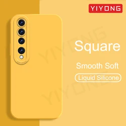 For Xiaomi Mi 10 Case YIYONG Silky Soft Liquid Silicone Cover For Xiaomi Mi 10i 11 Pro Xiomi Mi10 Ultra MI11 Lite Phone Cases