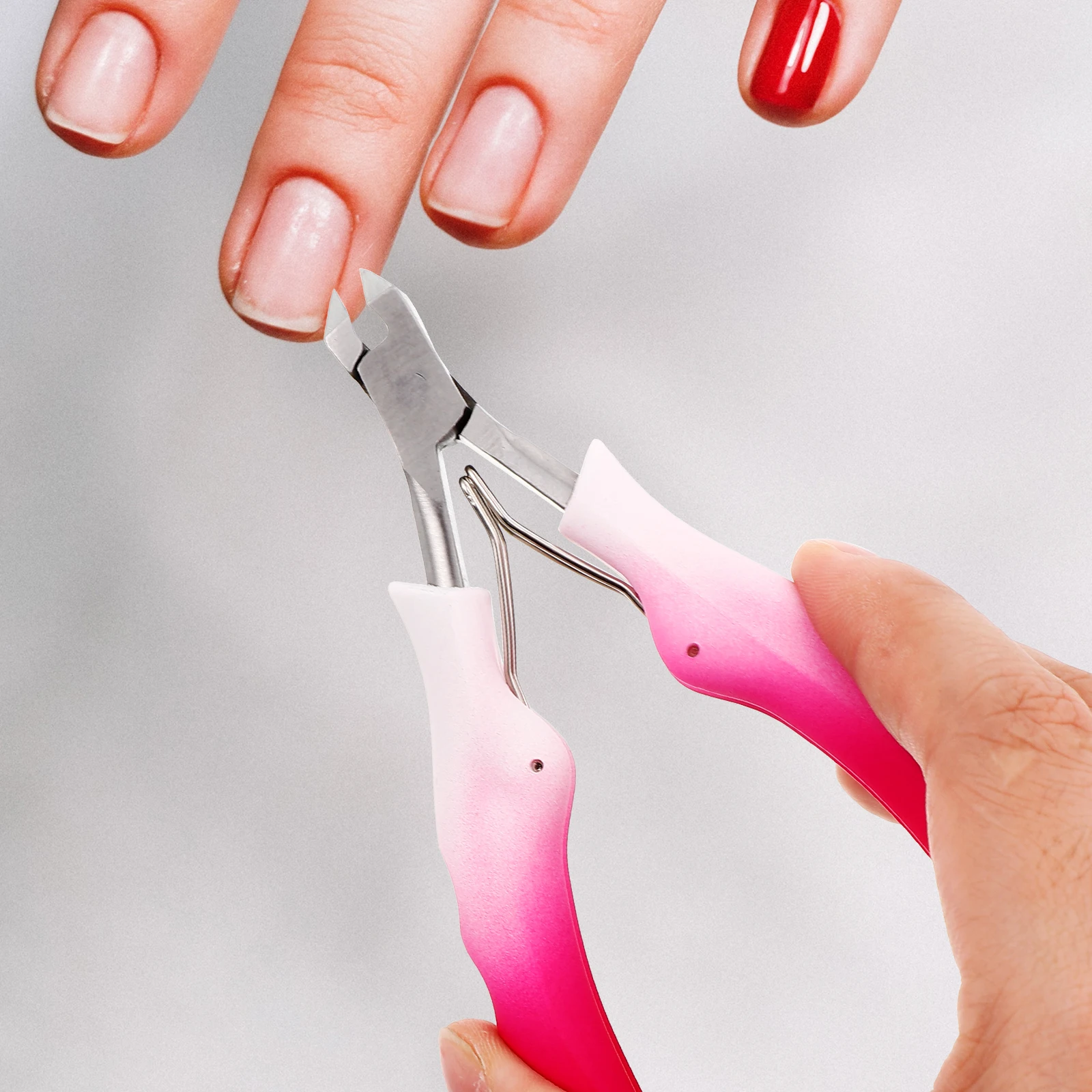 

Stainless Steel Nail Clippers Durable Rustproof Precision Eagle Beak Design Ergonomic Handle Sharp Blades for Thick