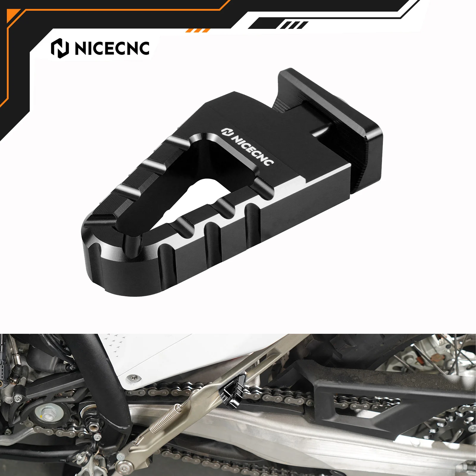 

NICECNC For KTM EXC 300 EXCF 350 XCW 500 2024-2025 For Husqvarna TE300 FE350 FE450 FE501 GasGas EC300 Side Stand Kickstand Peg