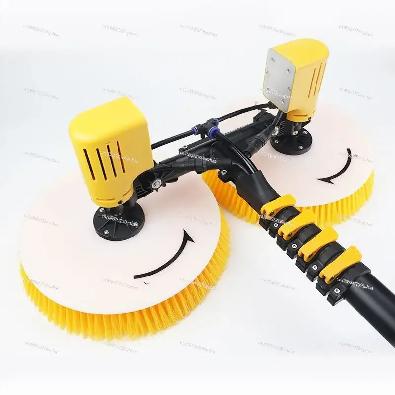 

Photovoltaic cleaning Solar panel cleaning machine Electric double head photovoltaic panel cleaning brush