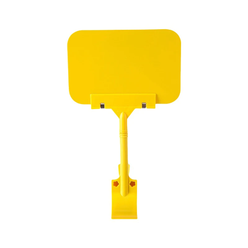 1 шт., ценник с фруктами, дисплей для товаров, износостойкий держатель для знака, зажим для пищевой рекламы, ПВХ, водонепроницаемый зажим для доски