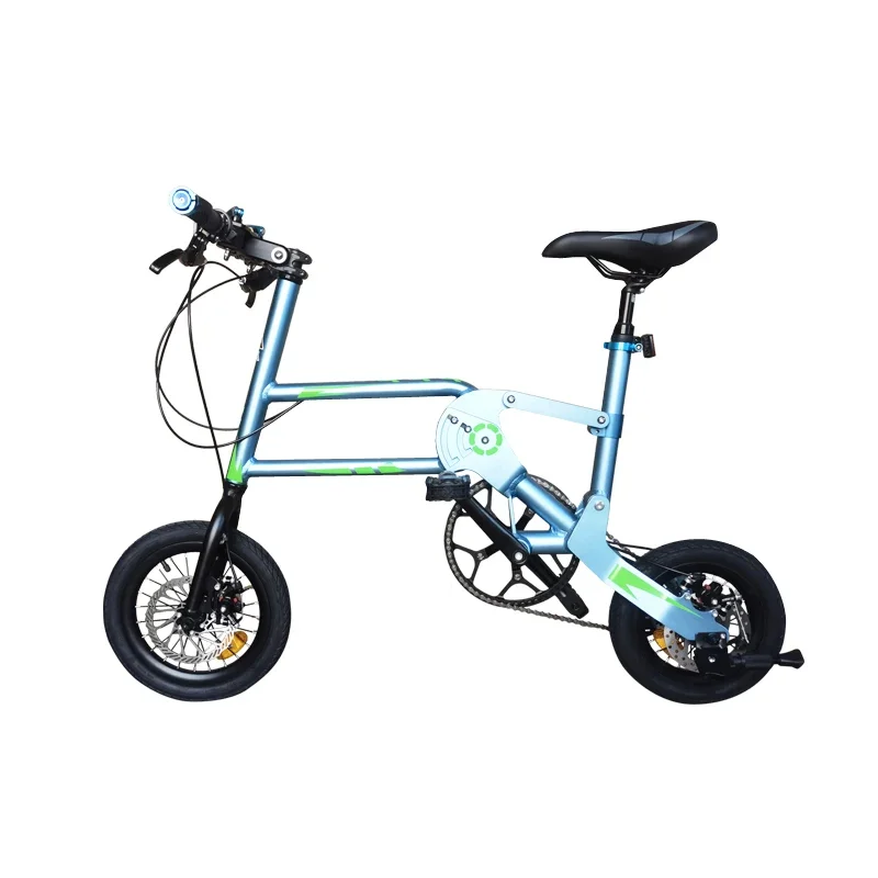 12inch  lady bike folding ultra-light portable mini variable speed transportation subway aluminum alloy shock absorption