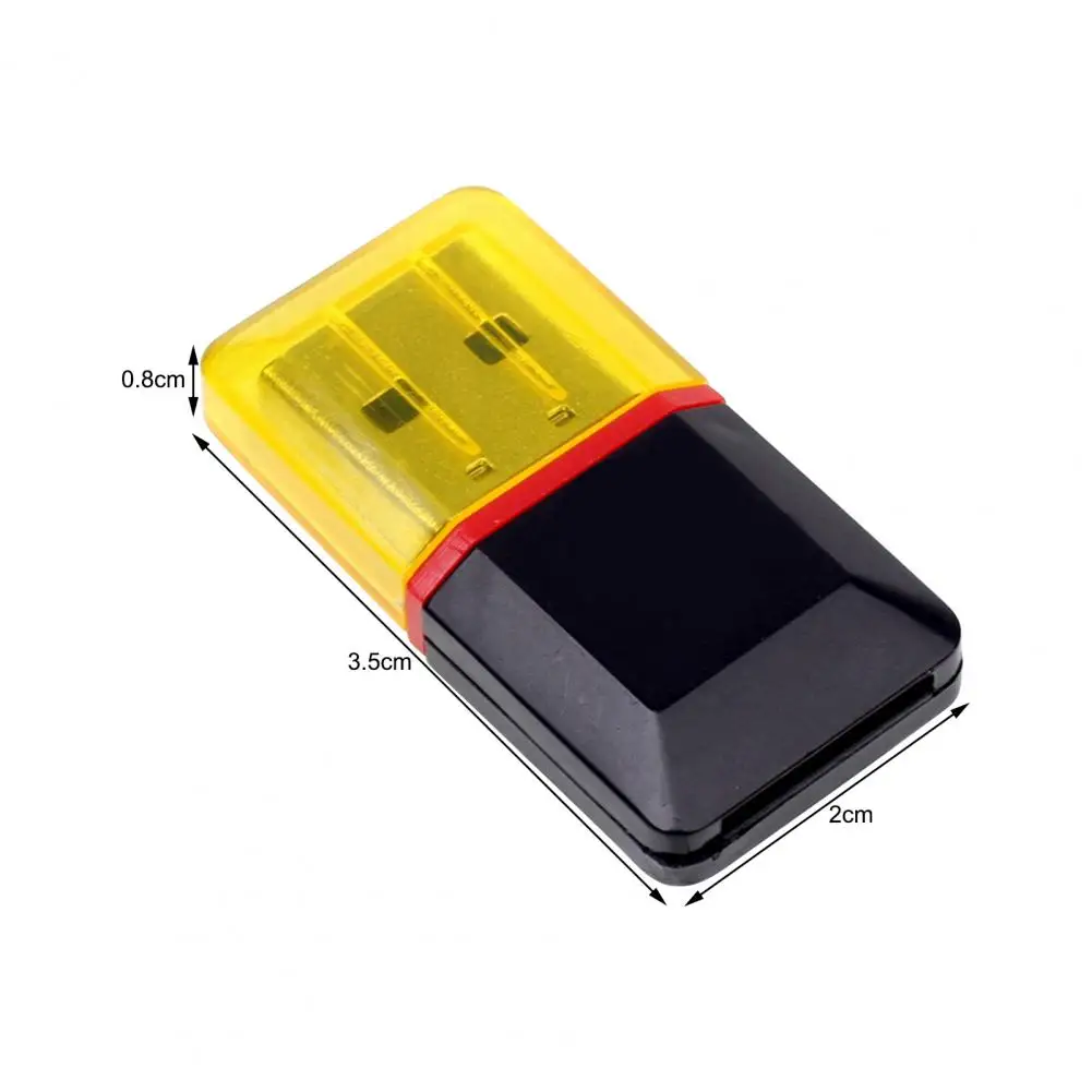 Durable Micro-SD Card Reader  Mini Compact Memory Card Reader  Multifunctional USB 2.0 Memory Card Reader