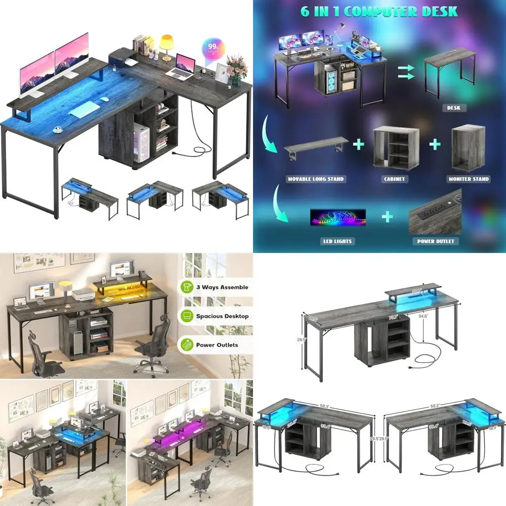 Large Corner Gaming Desk 58