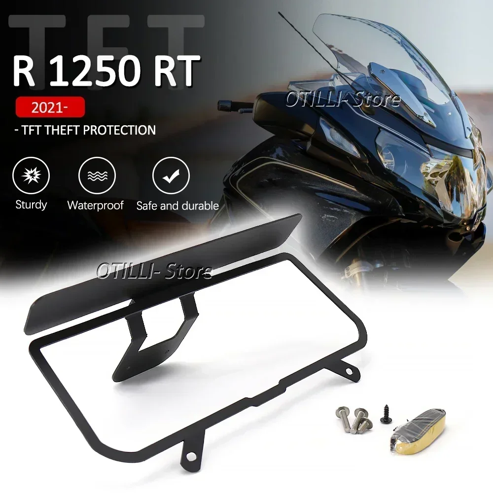 R1250RT 2021 2022 Motorcycle TFT Theft Protection For BMW R 1250 RT R1250 RT Meter Frame Screen Protector Instrument Guard