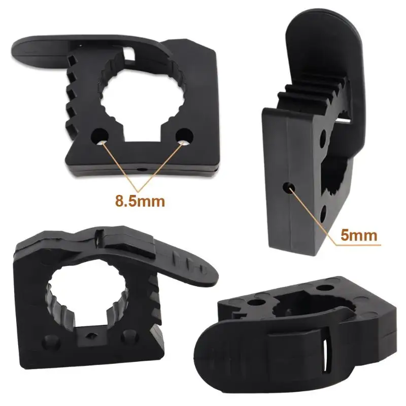 Quick Fist Rubber Clamp 2Pcs UV Resistant Universal Equipment Fastening Bracket for ATV UTV Car Outdoor Work Tool Storage
