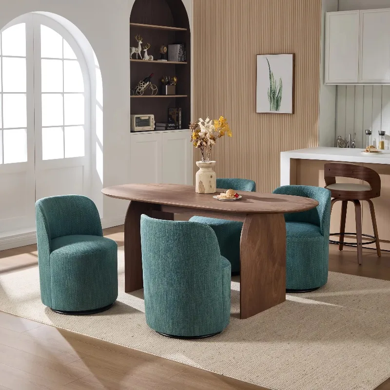 In Stock Overseas  Sample Nordic Rotating Dressing Stool, Bedroom With Backrest Dressing Table, Household Makeup Chair