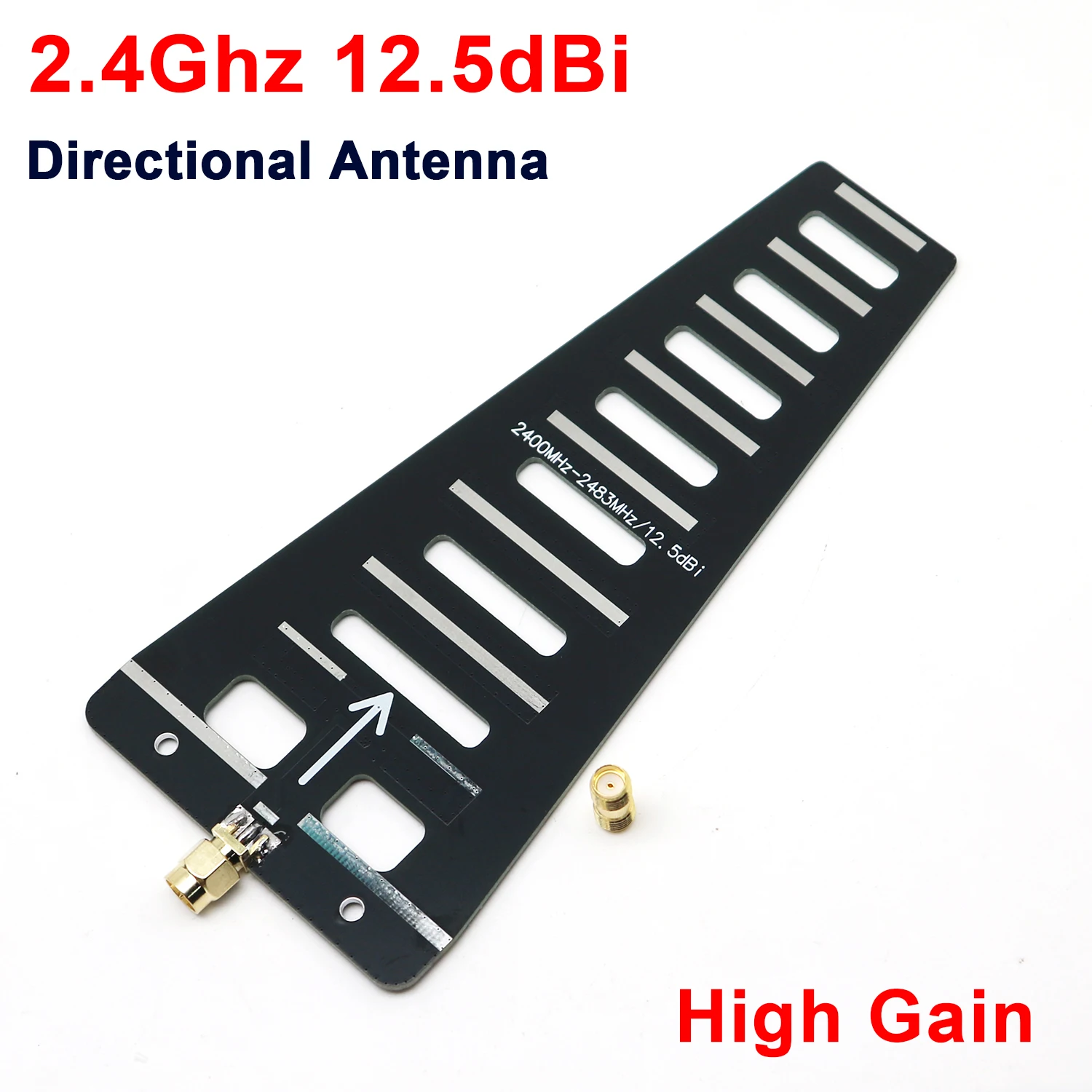 �y�Z�[�����z12.5dBi 2.4GHz �w�����A���e�i������ 2.4G WIFI FPV �h���[���r�f�I�摜�`�� SMA �M�� LAN RF �p���[�A���v ANT