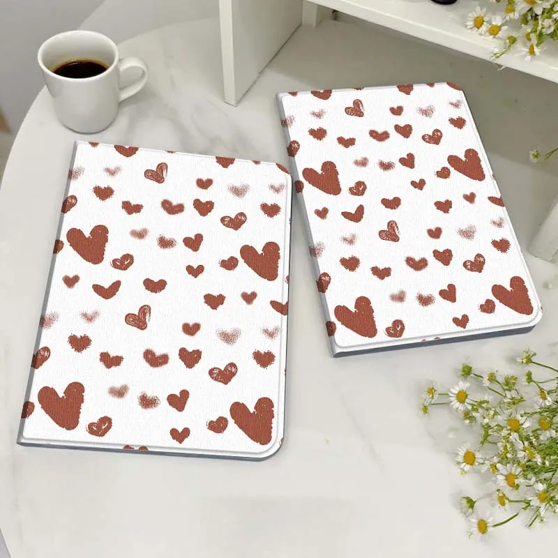 

Cartoon Heart Pattern Design Case For Honor MediaPad MatePad 6 7 X8 M5 M6 V6 V7 T5 T10 T10s 10 11 SE C5e X8a Pro Lite Tablet
