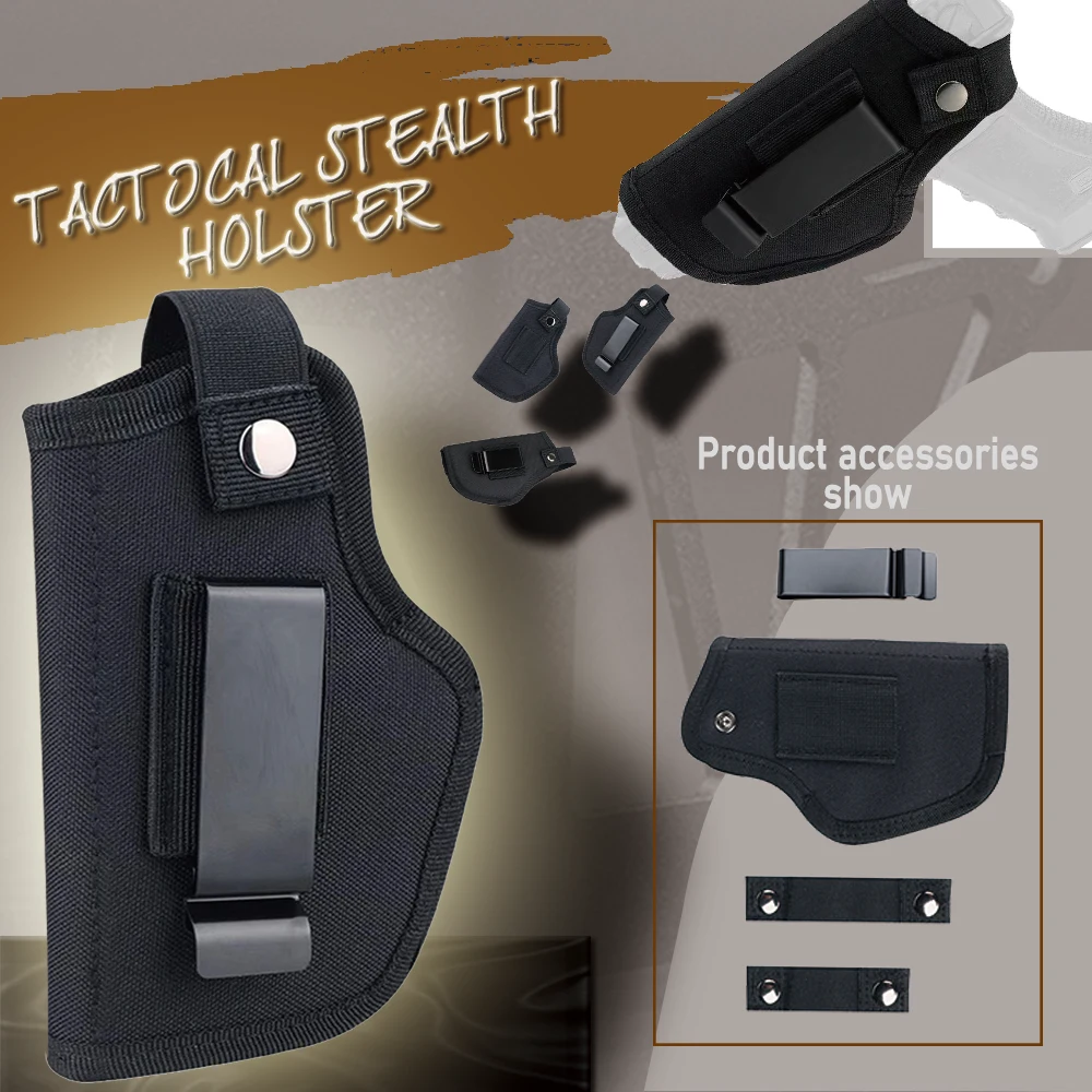 

Tactical Stealth Holster Outdoor Wear-resistant Nylon Holster Stealth Rapid Universal Magazine Airsoft Base Hunting Equipment