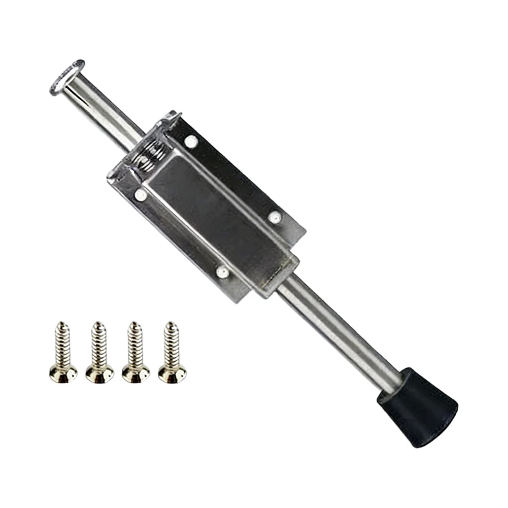 Stainless Steel Foot Pedal Door For Stabilizer Rubber Door Support Foot Pedal Toilet Room Door Latch Furniture Hardware ﻿