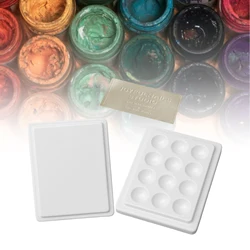 12- Ceramic Paint with Lid, Durable Rectangular Ceramic Painting