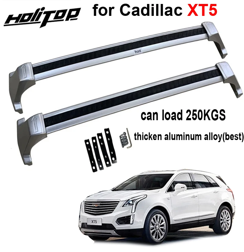 

Thicken roof rack roof rail cross bar horizontal for Cadillac XT5,thicken design,100% thicken aluminum alloy,can load 250KGS