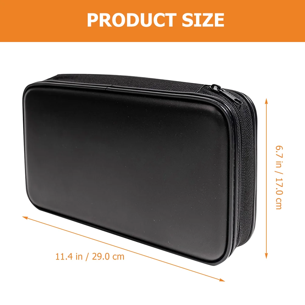 80 Pcs CD Case Capacity CDs Holder Storage Box Square Zipper Carrying Pouch Dvd Fabric Organizer Holders Cases Travel