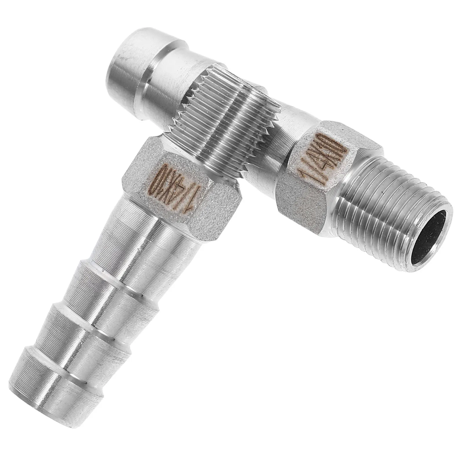 

2 шт. соединители для шлангов из нержавеющей стали 1/8 Npt, штекер X 10 мм, прямой фитинг для воздуха, воды, газа, Pex Rv, адаптер для сантехнической трубы