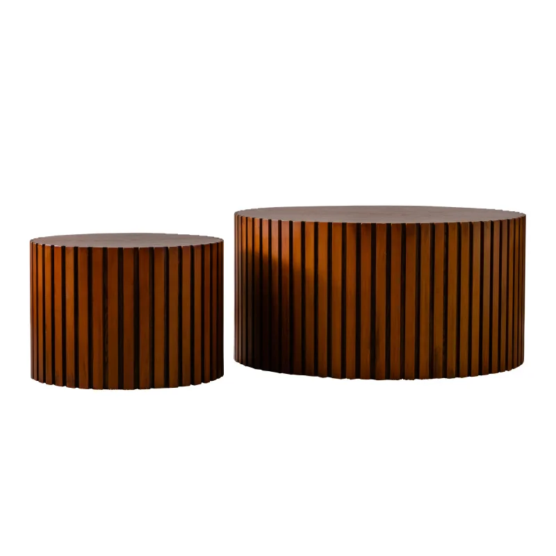 Table basse géométrique au-dessus des états-unis, Design moderne, entrepôt, Grain de bois, meubles de salon de haute qualité, prêt à être expédié