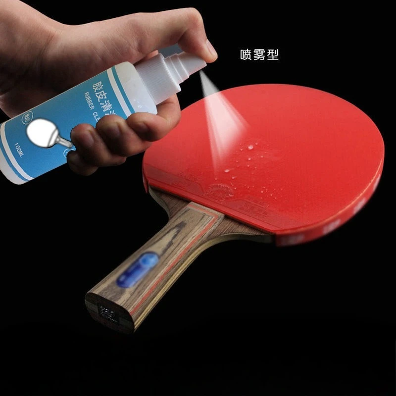 Limpiador de raqueta de Ping Pong, equipo de detergente de goma roja, protector de borde adhesivo, película protectora, cinta de agarre para raqueta de tenis de mesa, 2024