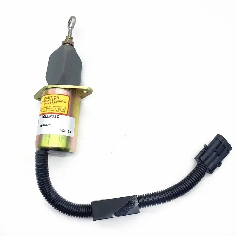 

Cummins 6CT Engine Start-Stop Solenoid Valve C4942878 12V 24V Fuel Cut-Off Switch Assembly