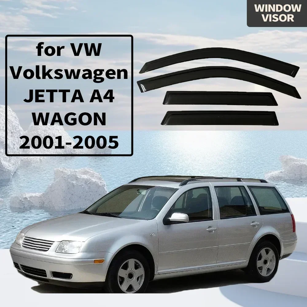 

Для VW Volkswagen JETTA A4 WAGON 2001 2002 2003 2004 2005, ветровые дефлекторы, защита от дождя, дверной козырек, вентиляционные шторы, оконный козырек