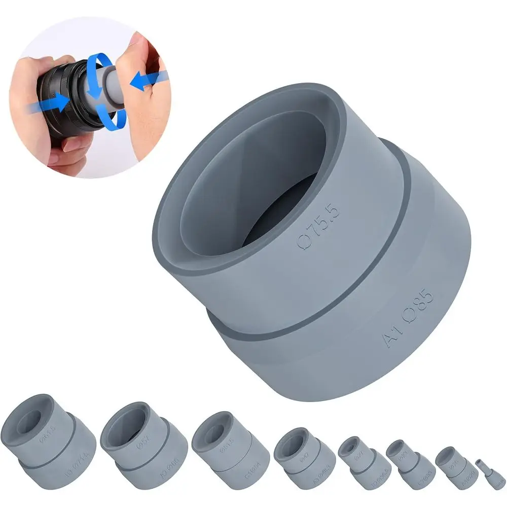 

NEEWER Ring Camera Tool Lens Repair Kit, 9pcs 8-85mm Lens Removal Opener, Silicone Rings riction Wrench Cation Accories or DSLR