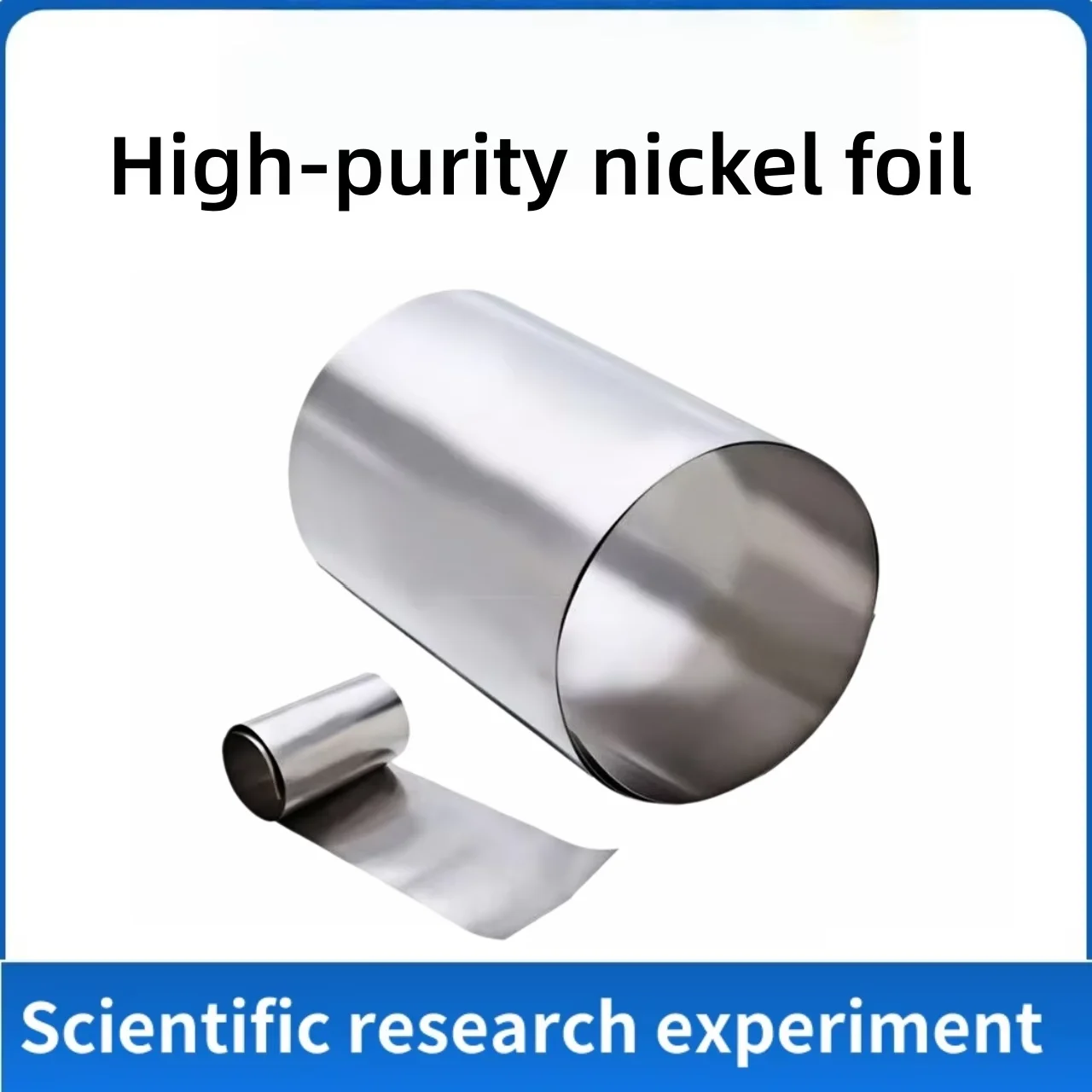 Ni99.9% Pure High-Purity N6 Metal Foil for Scientific Research in Various Thicknesses 0.01mm to 0.6mm