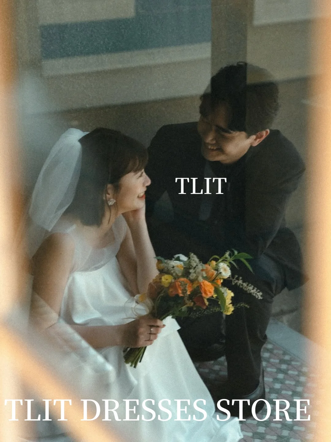 فستان زفاف أنيق من الساتان والحرير الأبيض من TLIT برقبة دائرية بدون أكمام فستان حفلات كوري فستان الزفاف صور تبادل لاطلاق النار حسب الطلب
