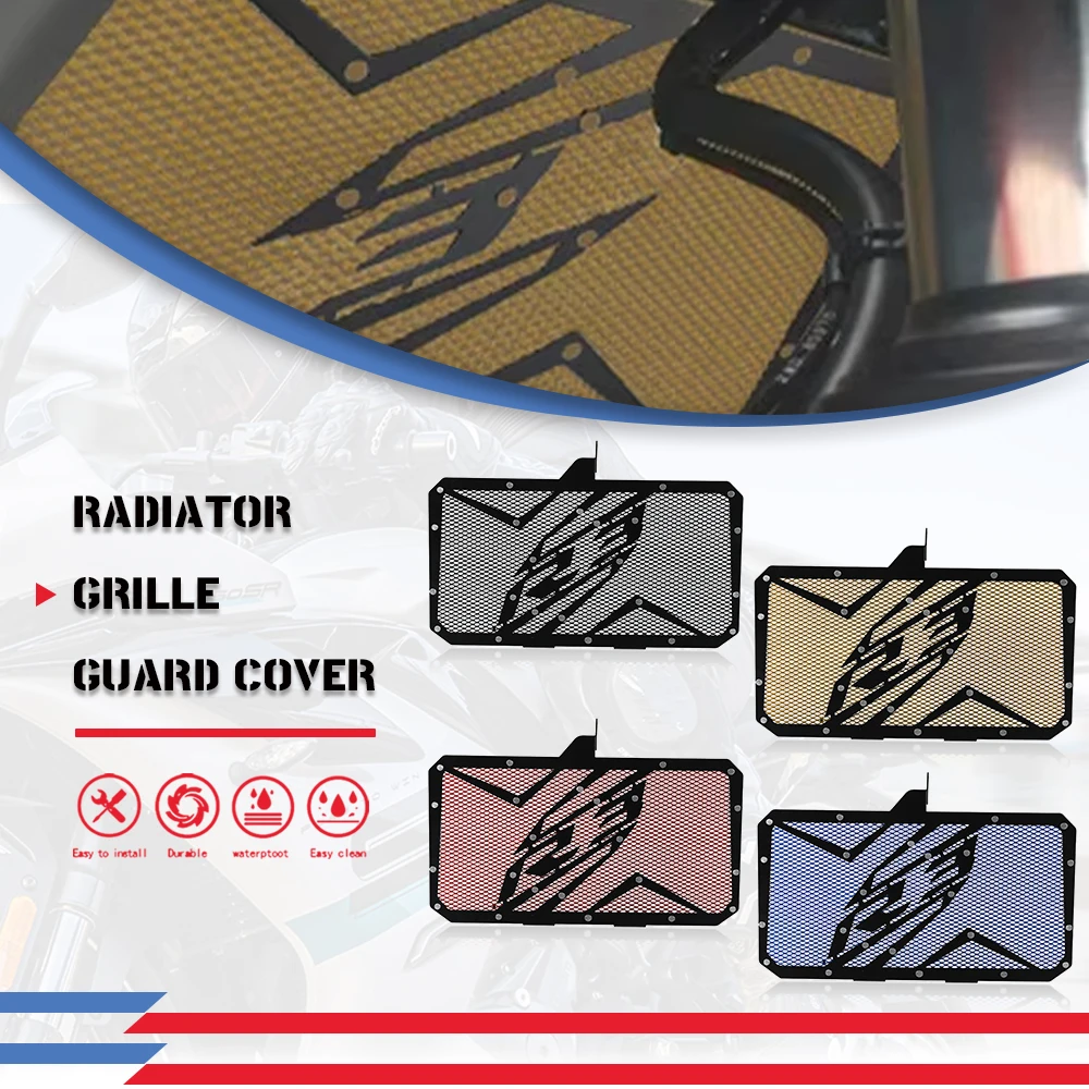 

Для yamaha YZF-R3 YZF R3 2015-2019 мотоциклетная защита радиатора, защитная решетка, крышка для YZFR3 2020 2021 2022 2023 2024