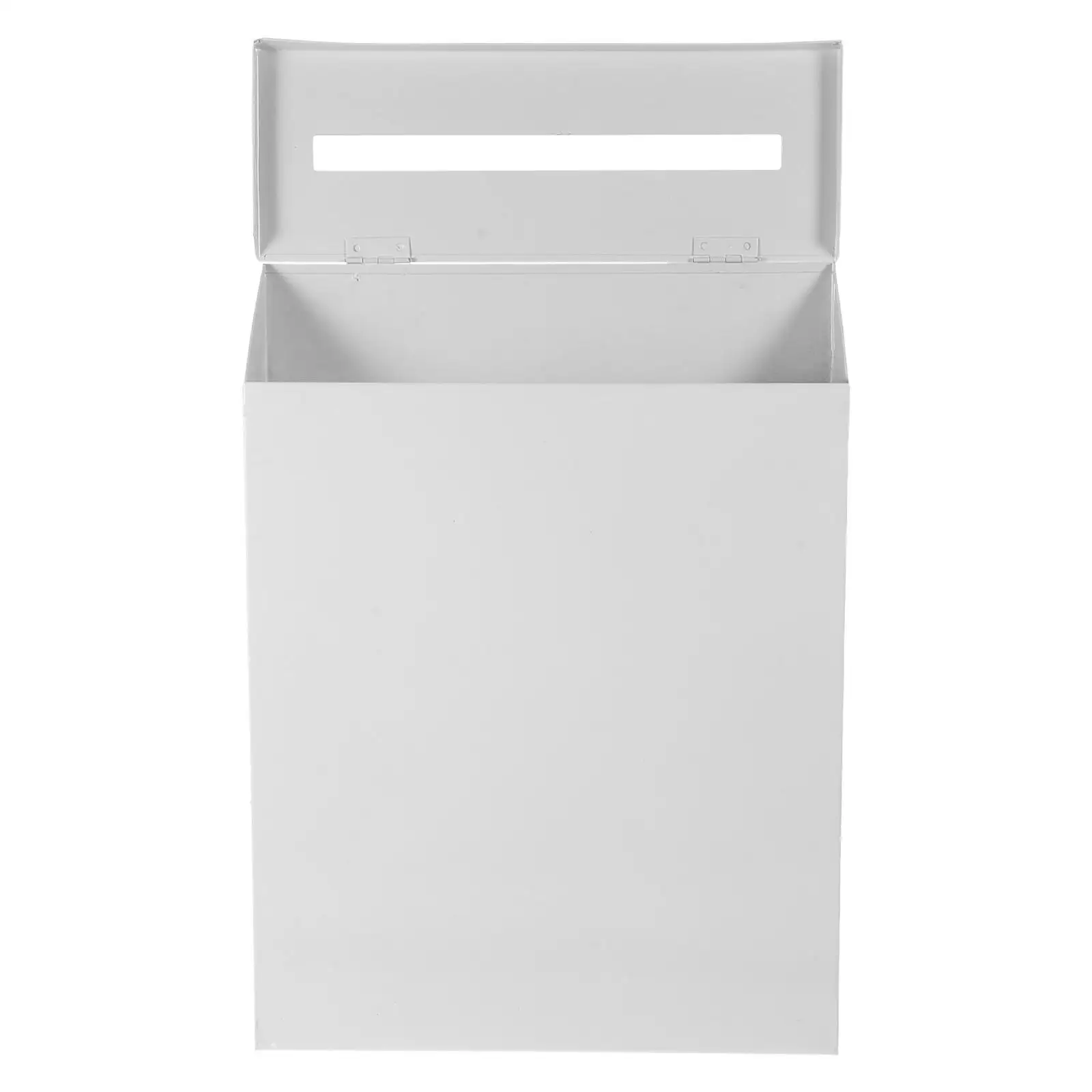 

Iron Suggestion Mailbox Mounted White Color Storage Design Garden Supplies Outdoor Hanging Mailboxes