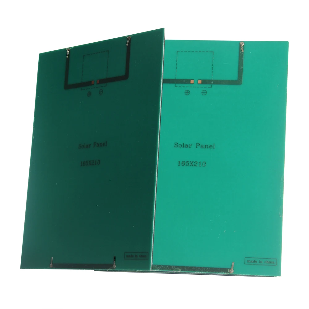 10W 6V Polycrystalline แผงพลังงานแสงอาทิตย์โมดูล DIY Solar Charger สําหรับ 3.7 V-5.5 V แบตเตอรี่ระบบ 210*165 มม.