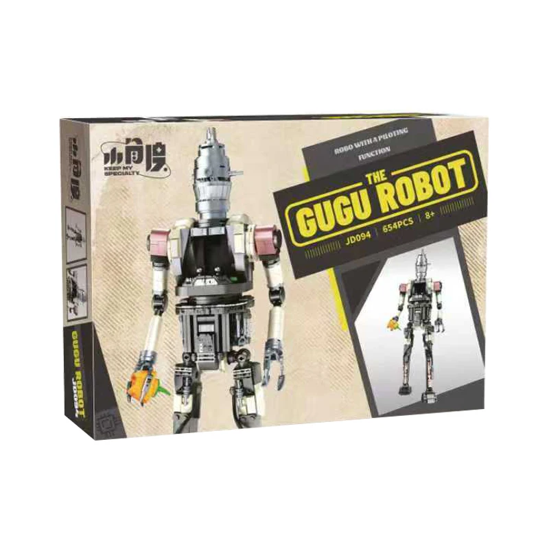 IN STOCK JD094 MOC Idea Technical GUGU Robot Building Blocks Bricks Assembling Model DIY Toys for Boys Christmas Gift Sets
