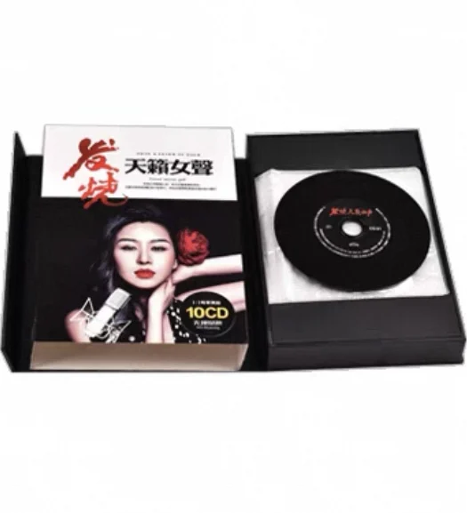 الصين LPCD CD القرص مجموعة صناديق الشمس لو الصين أنثى المغني موسيقى البوب 150 الأغاني الصينية 10 CD القرص كلمات كتاب مجموعة