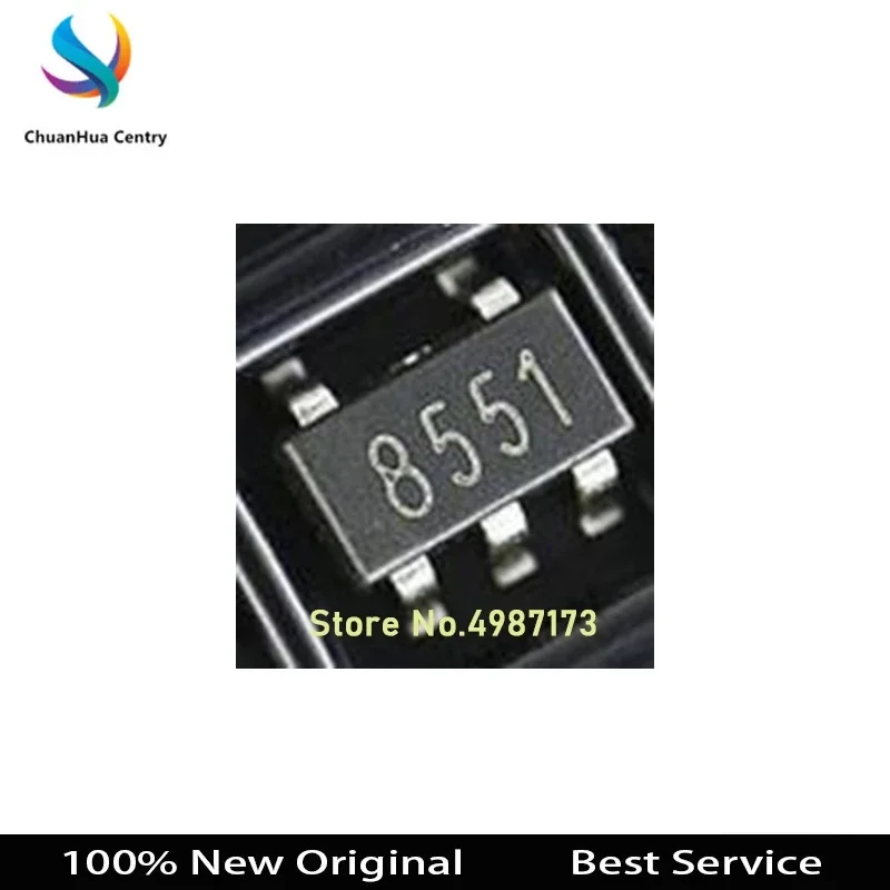 10 Stks/partij GS8551-TR Sot23 100% Nieuwe Originele In Voorraad