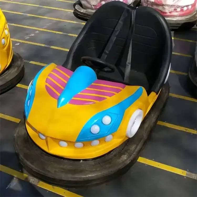 2026 Amusement Park Bumper Car Children Battery Electric Car LED Lights Adventure Park Indoor Outdoorpromote sales