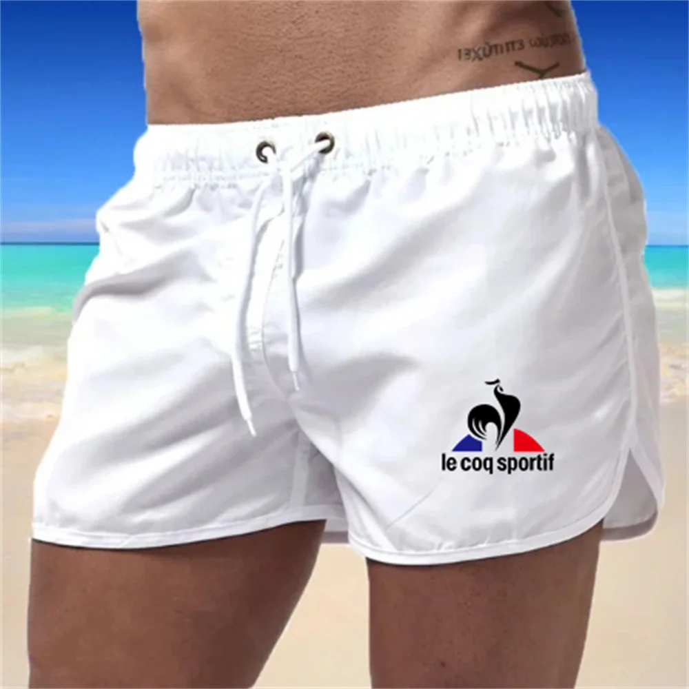 Men's Swim Shorts Shorts with Summer Print Men's Swimsuit Beach Shorts Sexy Board Surf Clothing Men's Pants Chort Homme