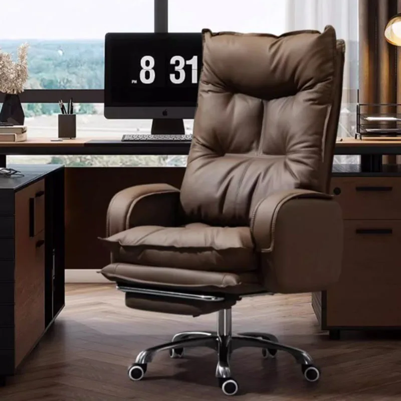 Rotating Recliner Office Chair Back Support Computer Ergonomic Mobile Chairs Gaming Bedroom Sedia Ufficio Office Furniture