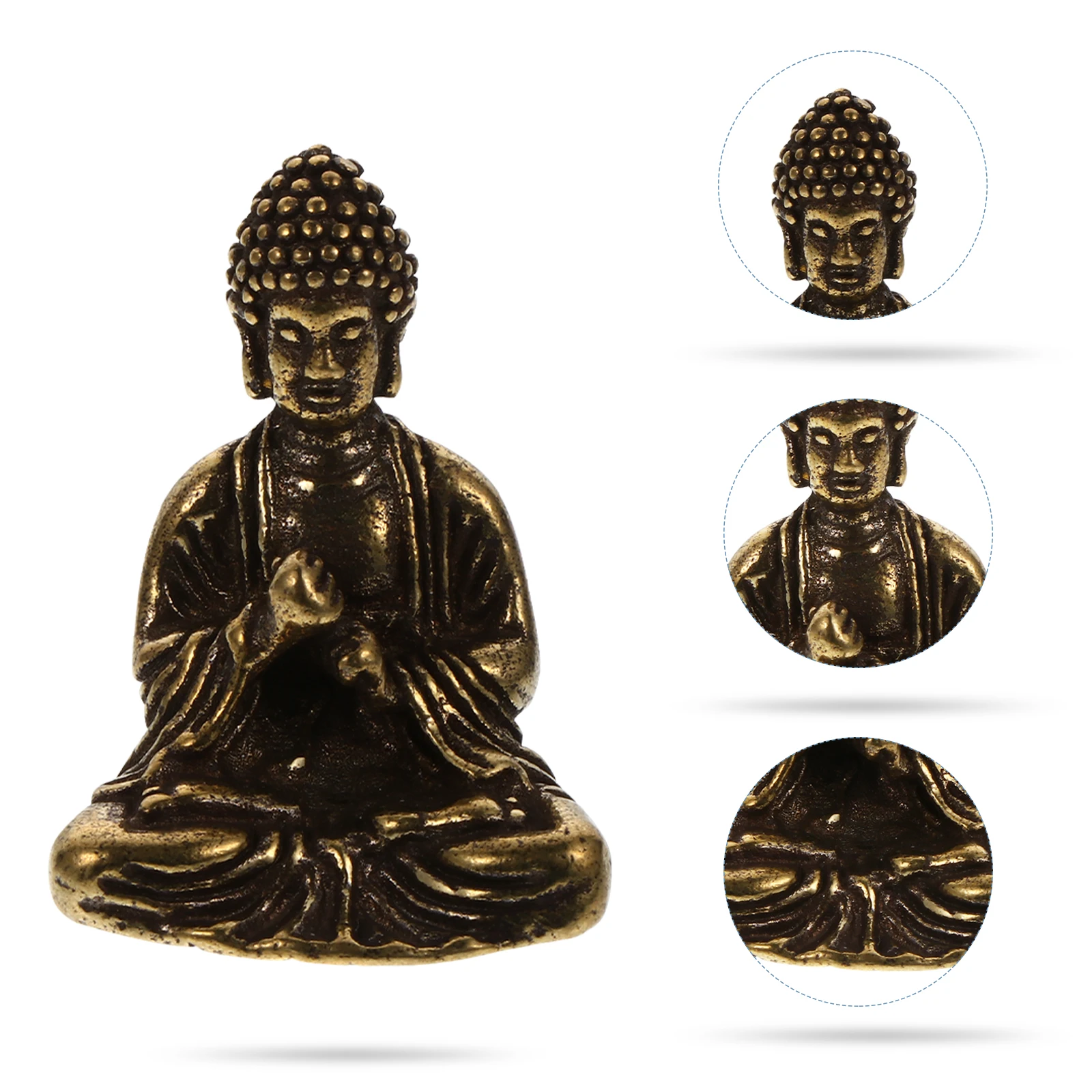 

2 Pcs Accessories Buddha's Ornaments Jewelry Copper Traditional Chinese Pendants