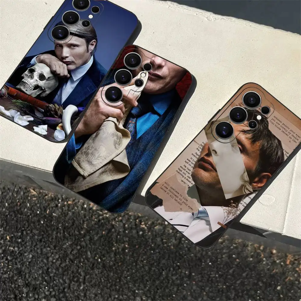 Crime H-Hannibal Movie Phone Case For Samsung S 24 Fe 25 Ultra Plus 20 Lite 21 30 22 23 24 22 Ultra 5G Fundas