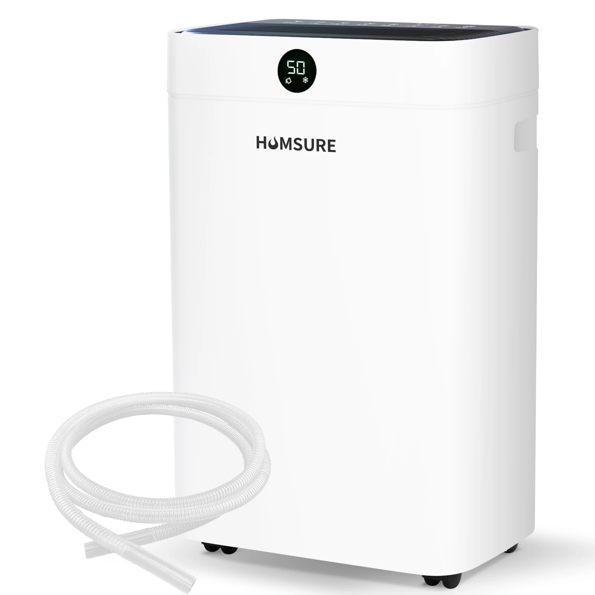 Image of Deumidificatore 20 L, Deumidificatore per cantine con display digitale, timer 24 ore, scongelamento automatico, vestiti asciutti, Drai continuo cod004