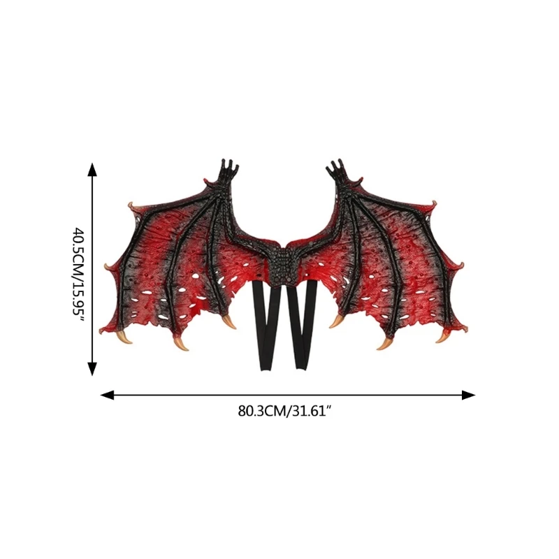Dragon Wing Bat Wing Halloween Mardi Gras Demonen Kostuum Cosplay Accessoires