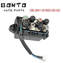 BONTON Trim Relay Assy Outboard Motor For Yamaha Outboard 30 40 50 60 70 80 90 HP 1992-2006 OEM:6H1-81950-00-00 6H1-81950-01-00