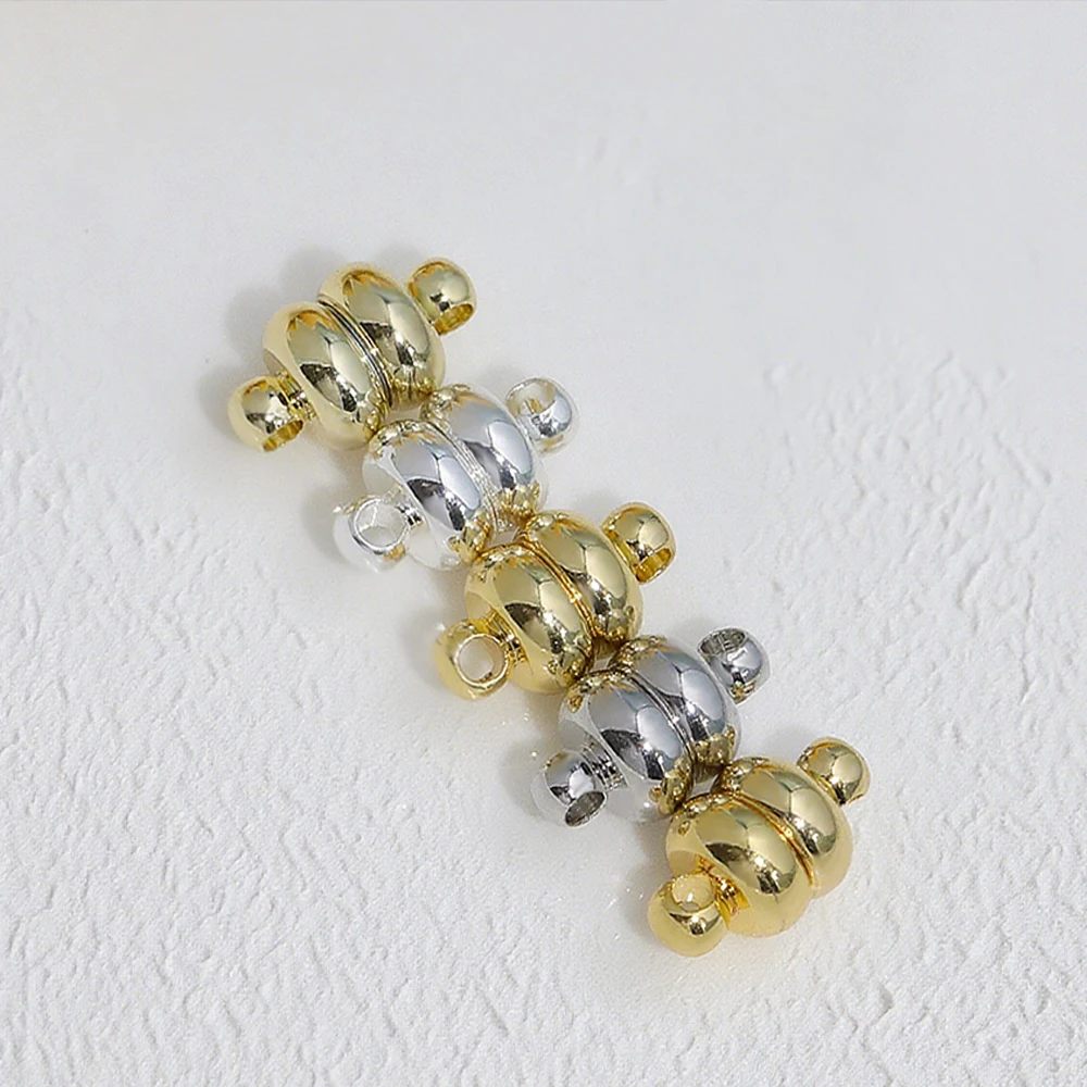 

Cordial Design 50Pcs 7*12MM Jewelry Findings & Components/Hand Made/Copper/Bracelets Magnetic Clasp/Genuine Gold Plating #194497