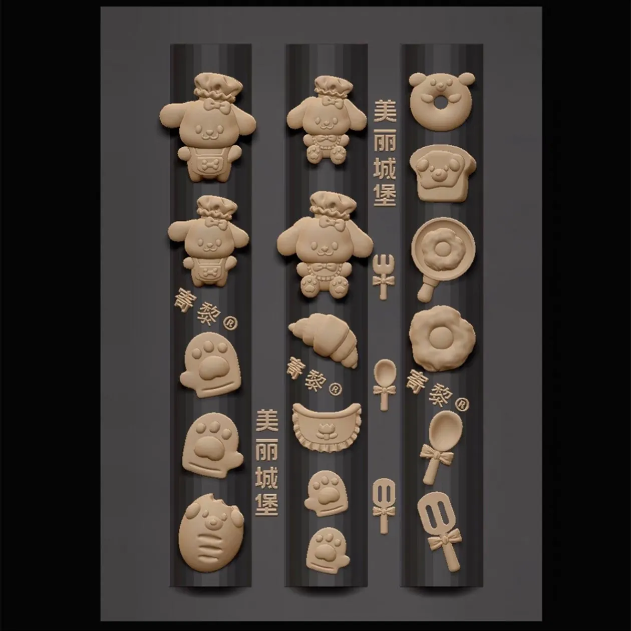 1 PC Punk กระต่ายหมี Spider Bow หัวใจ 3D เล็บอะคริลิคแม่พิมพ์ตกแต่งเล็บ DIY ออกแบบซิลิโคนเล็บแม่แบบ