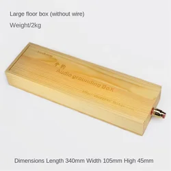 HiFi Audio GND Amplifier Decoder Speaker Audio Grounding Box Tuning Box Power Purifier Electronic Black Hole Ground Box