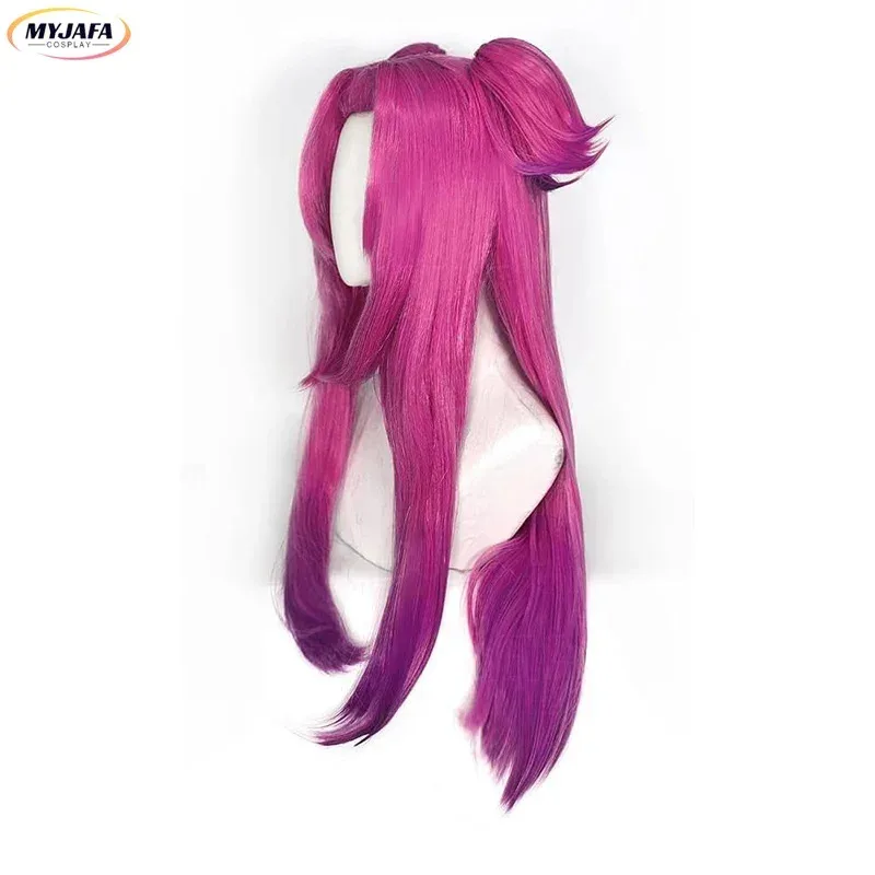 วิกผมคอสเพลย์อนิเมะแบบผมหางม้าสองชั้นไล่สี Heartsteel Alune ทนความร้อน พร้อมหมวกคลุมผม;3,v'6.f;9