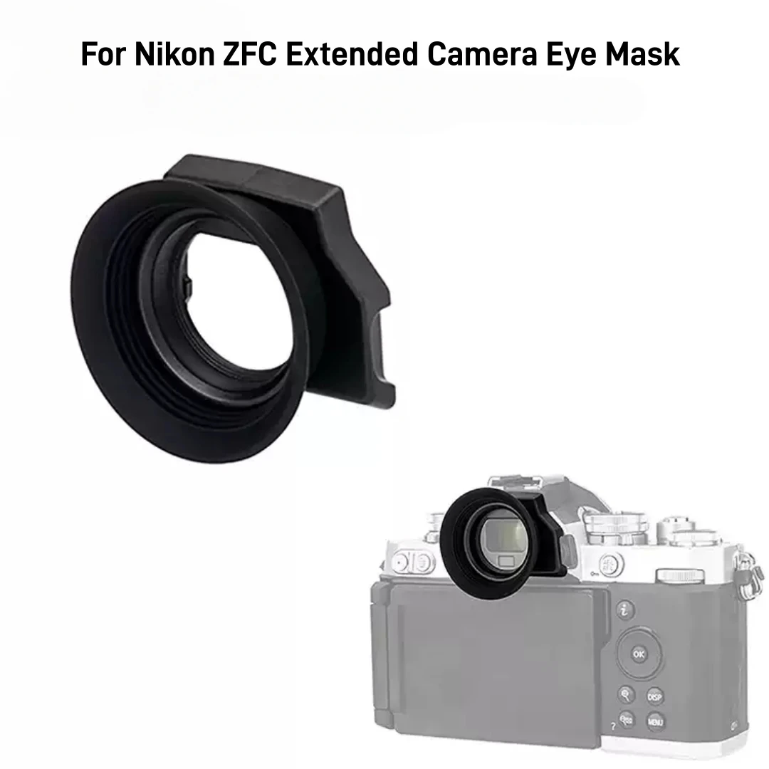 Stray Light Blocking Soft Silicone Eyecup Viewfinder Eyepiece Replacement Eye Cup Compatible with Nikon Z fc Mirrorless Camera