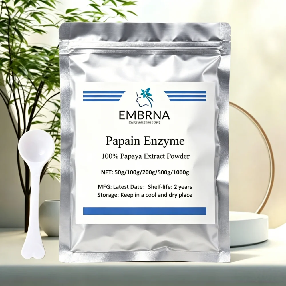 Fast Global Shipping OutPack Aluminum Foil Bag for Pawpaw Papaya Papain Enzyme InnerPack DoubleDeck PlasticBag