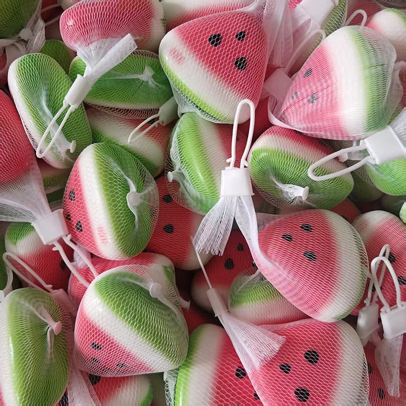 Anti-stress Squishy Watermelon Decompression Toy Soft Ice Skin Slow Rebound Decompression Squishy Stress Reliever Squeeze Toy