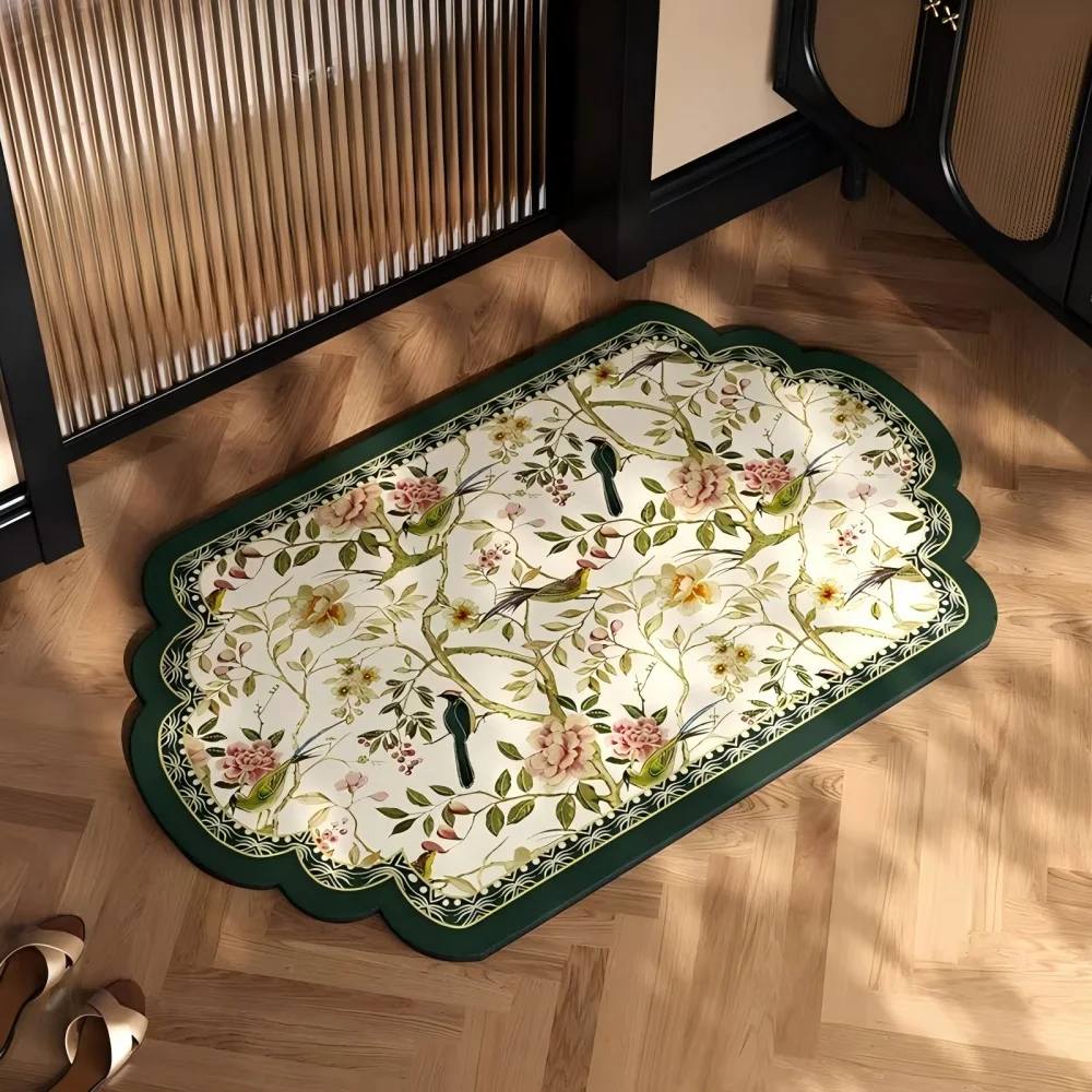 Vikama Wool Luxury Minimalist Soft Floor Mat, Suitable For Entrance Doors, Bathrooms, Laundry Rooms And Home Decoration Carpets.