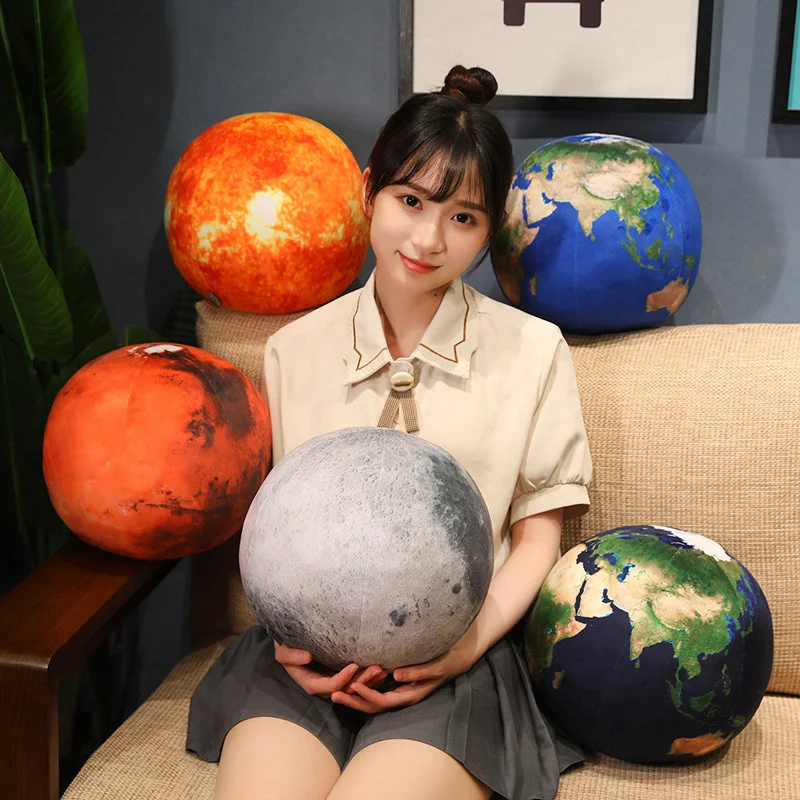 Simulation Erde Sonne Mars Plüsch Spielzeug Gefüllte Planeten im Sonnensystem Weiche Puppe Kissen Kissen Kinder Spielzeug Geburtstag Geschenke Dekor – Detail 5